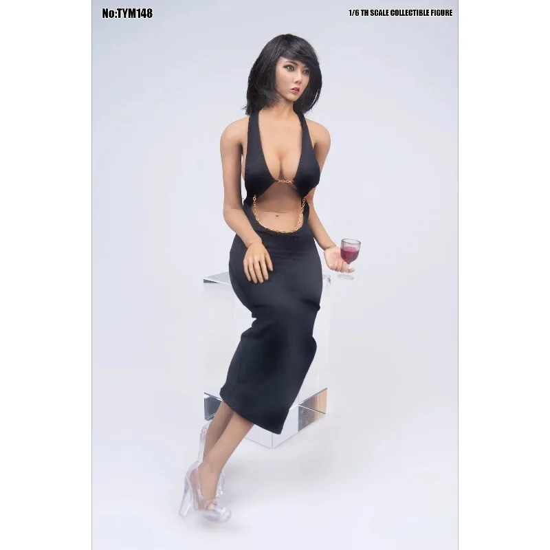 

TYM148 1/6 весы игрушки женщина-солдат модное вечернее платье модель одежды для 12 дюймов фигурки тела куклы в наличии