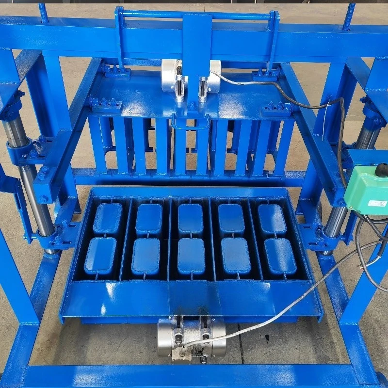 High Efficiency Mobile Layer Manual Concrete Block Machine Best Price Interlocking Cement Brick Making Machinery
