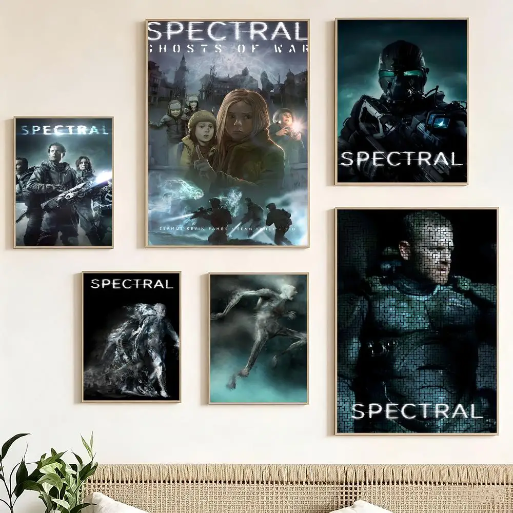 Classic Movie S-Spectral Poster impermeable para el hogar sala de estar dormitorio bar decoracion estetica