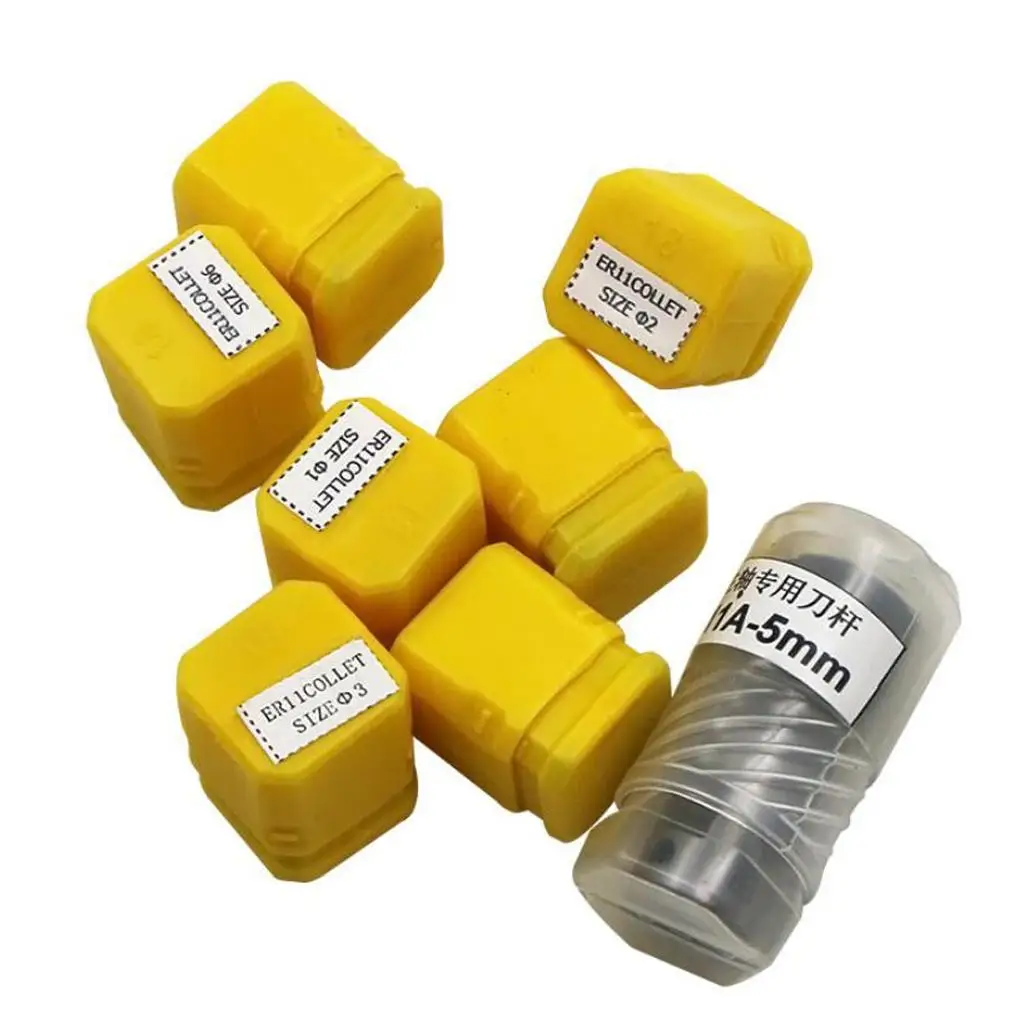 ER11 High Precision Spring Collet Set Fasten Clamping Alloy Steel CNC Milling Lathe Tool Kit
