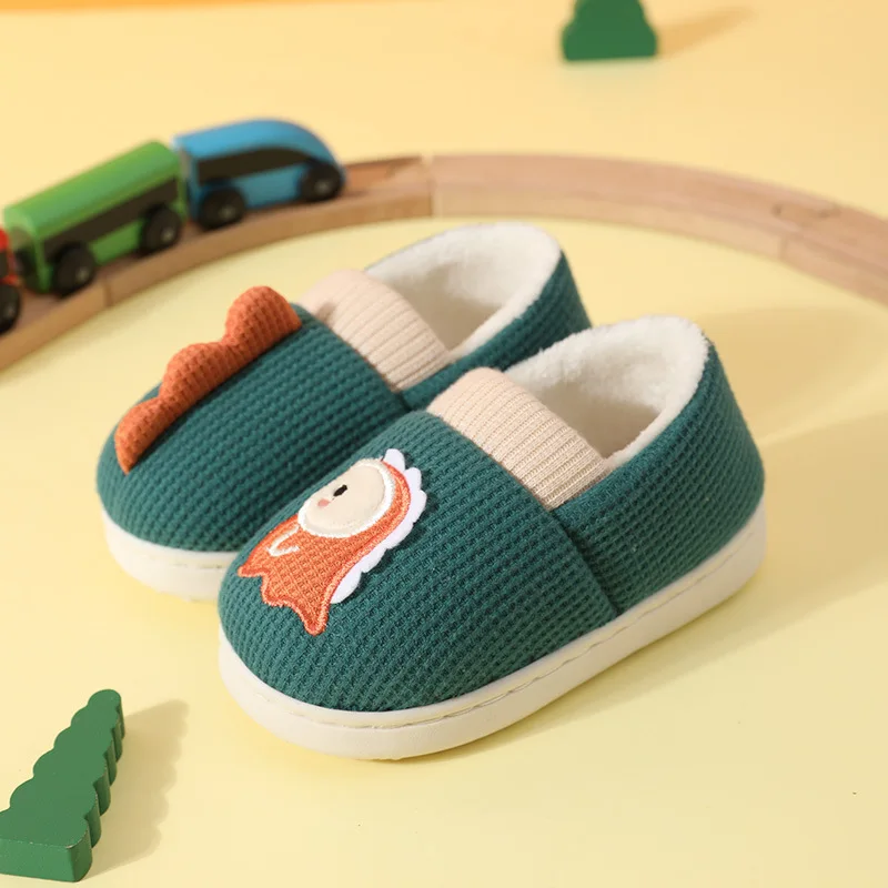 2024 neue Kinder Hause Hausschuhe Mädchen Cartoon Schuhe Herbst Winter Kinder Hausschuhe Baby Warme Kleinkind Haus Boden Hausschuhe