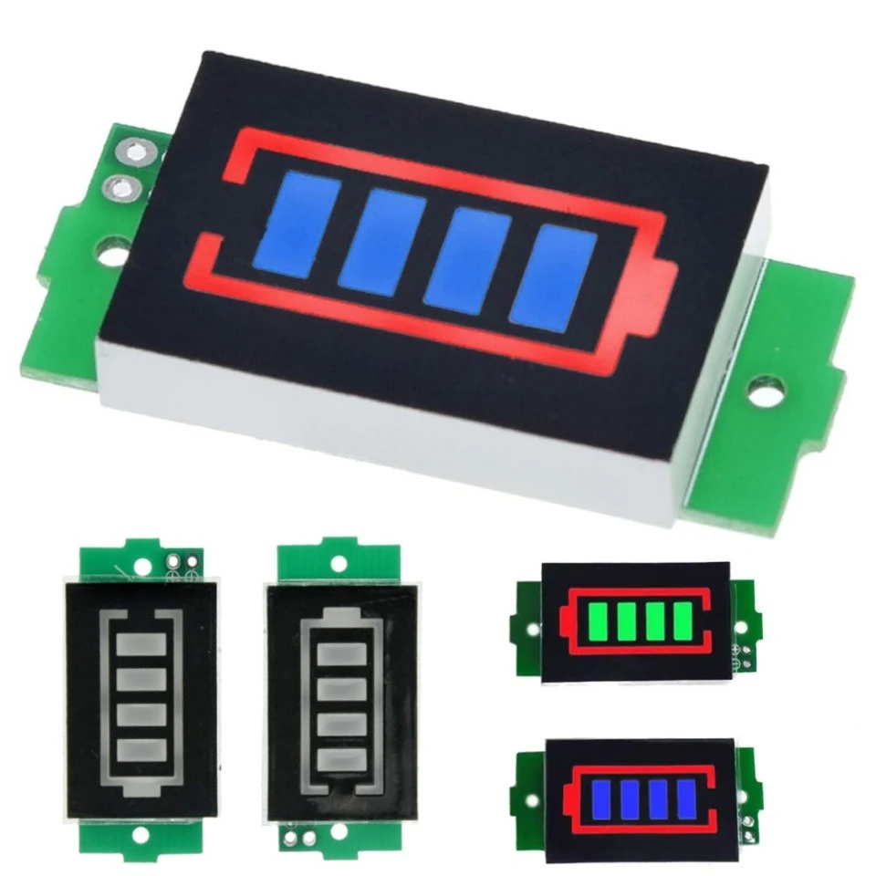 1S-8S 1S/2S/3S/4S 1-8S Single 3.7V Lithium Battery Capacity Indicator Module 4.2V Display Electric Vehicle  Power Tester Li-ion