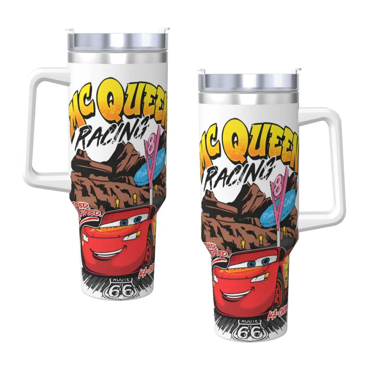 I'm Sally Lightning McQueen Cars Tumbler Cold Drink Water Bottle Insulated Stainless Steel Thermal Cups Design Beach Mugs Cup