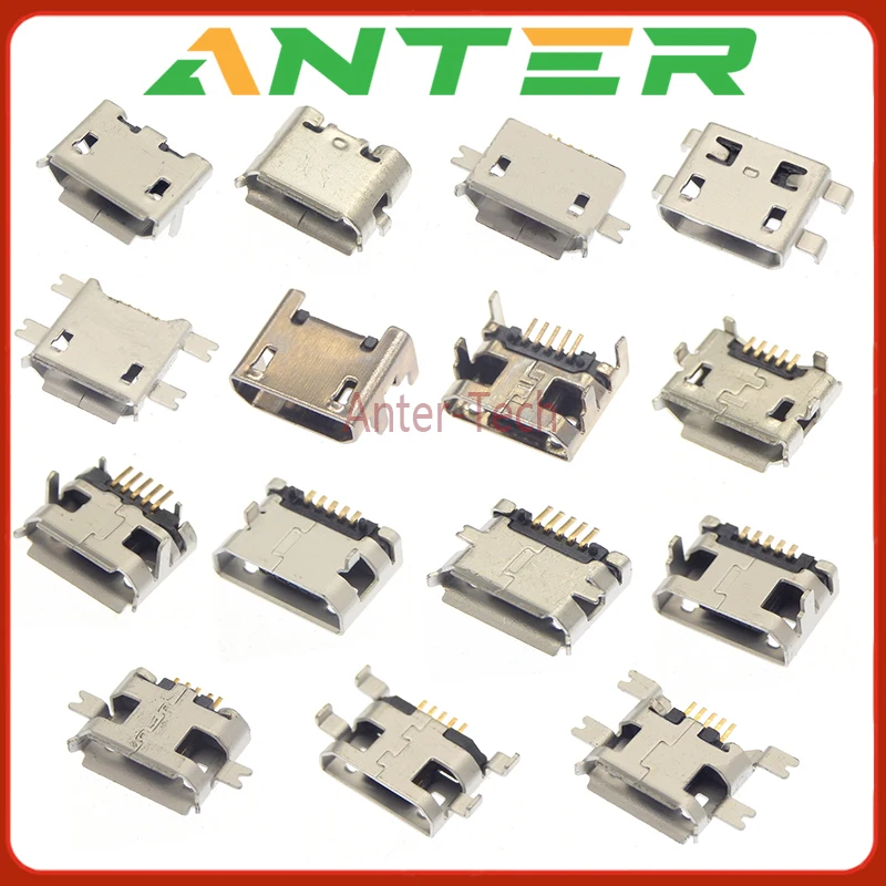 10Pcs Micro Usb 5Pi… - image