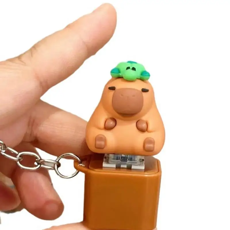 

Sound Keyboard Keychain Cartoon Design Sound Button Keychain Mechanical Keyboard Keychain Sound Button Toy Pendant Antistress To