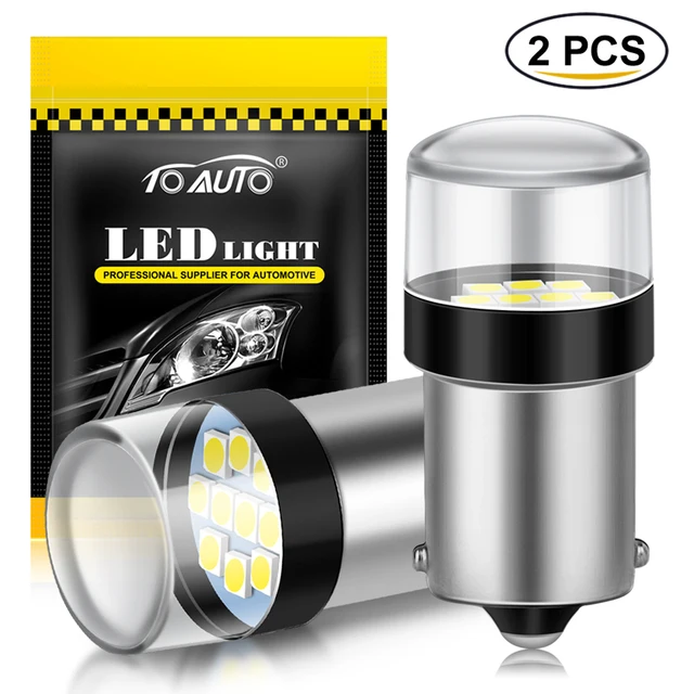 2 sztuk samochodów Led P21W 1156 BA15S 1157 BAY15D P21/5W włącz światła sygnalizacyjne żarówki R5W R10W lampa cofania samochodu 12V 6000K biały czerwony żółty