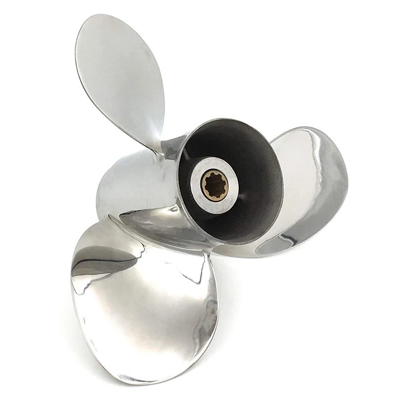 Stainless Steel Outboard Propeller 9 1/4X10 For YAMAHA 9.9-15HP