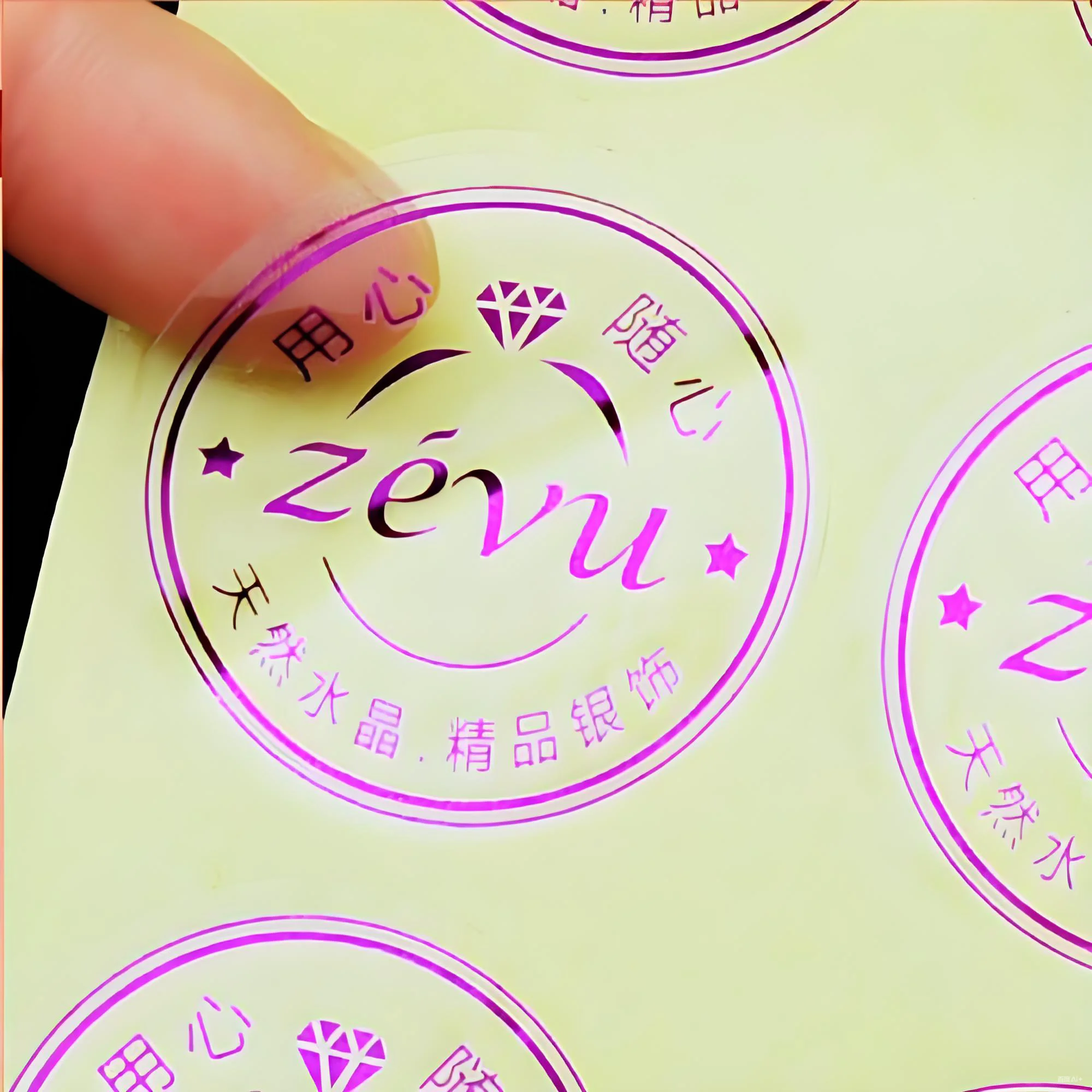 ملصقات مخصصة غير لامعة |   خدش متين عالي الدقة |   تسميات شعار العلامة التجارية المخصصة وسطح مقاوم للماء