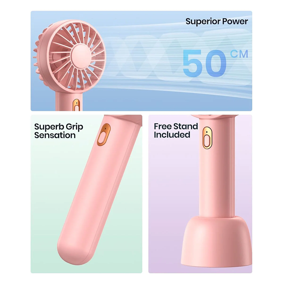 

Ручной вентилятор, 2 шт., мини-портативный вентилятор, USB-перезаряжаемый ручной вентилятор, 3 скорости