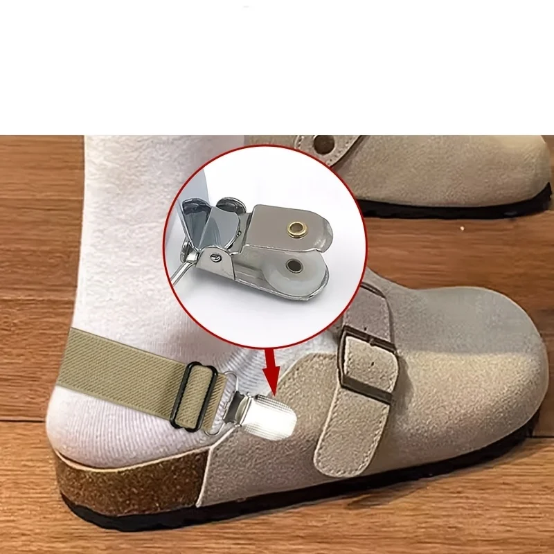 Non-Slip Heel Strap for Flip Flops Adjustable Comfortable Elastic Band Prevents Slipping Off