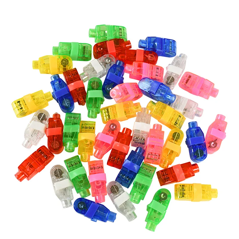 

20pcs Mini Finger Flashlights For Kids LED Finger Flashlight Light Up Finger Ring Toys Mini Light Children's Day Gift
