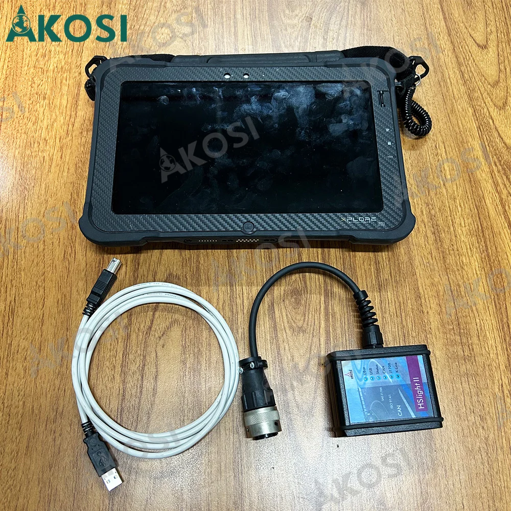 New For deutz Kit diagnostik otomatis deutz (Hs Light) ARGO DIAGNOSTIC KIT (HS Light II) for frd+Xplore tablet Ready To Use