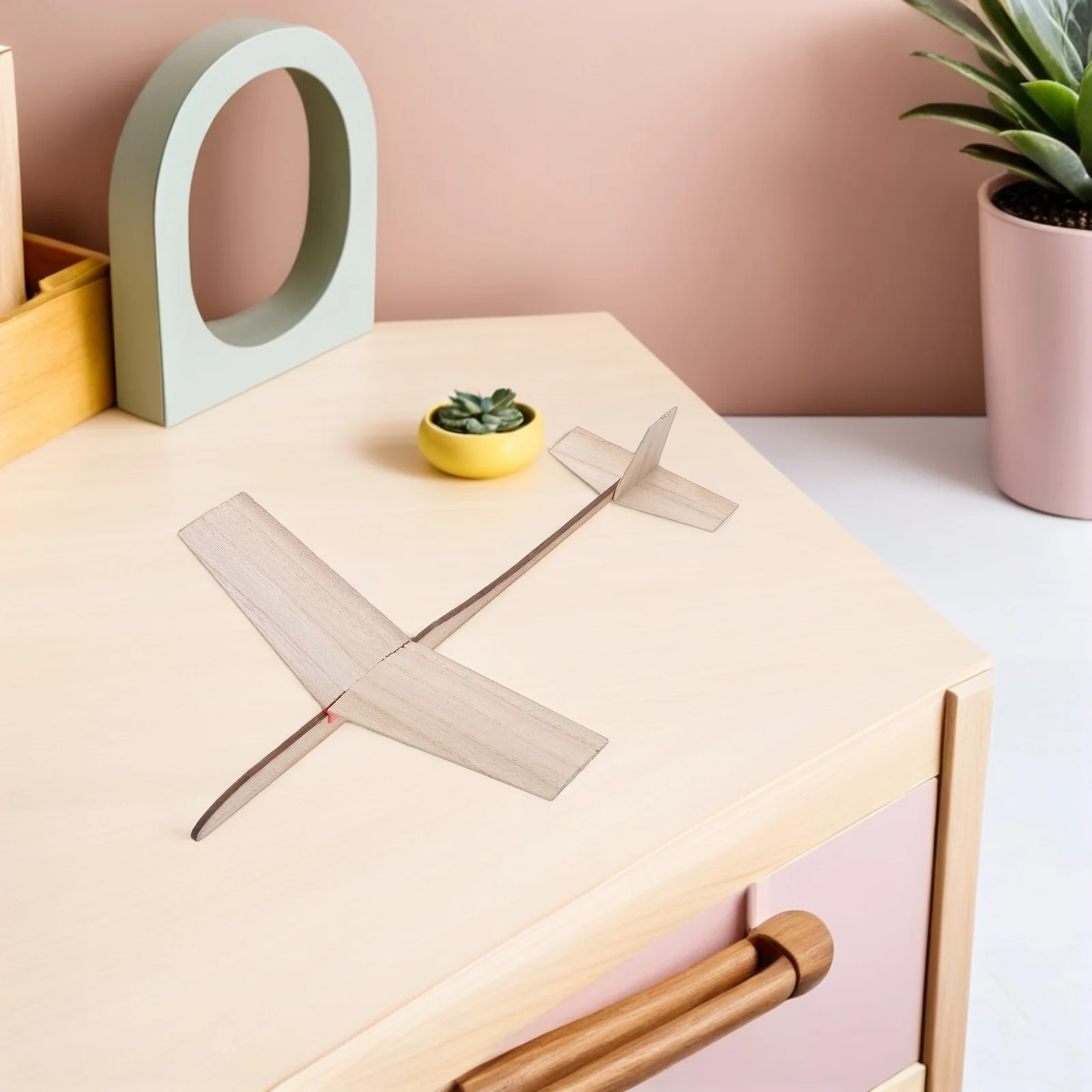 4 szt. Drewniany zestaw do samodzielnego montażu samolotu, szybowiec dla dzieci, gra na świeżym powietrzu, lekki samolot do rzucania ręcznego, układanka STEM do składania