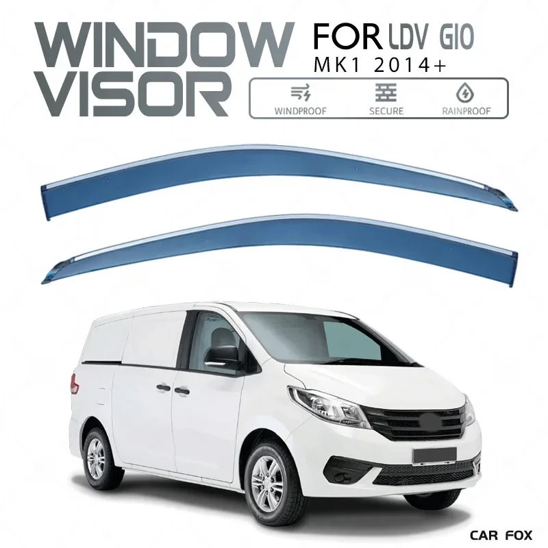 

2Pcs For LDV Maxus G10 2014+ Car Window Visor Awning Shelters Windshield Side Window Rain Sun Shade Auto Accessories