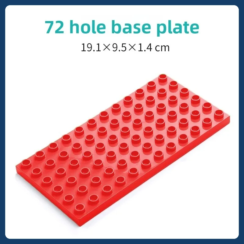 

Оптовая продажа, большие строительные блоки, толстая опорная пластина, двухсторонние развивающие игрушки для детей, детали кирпичей