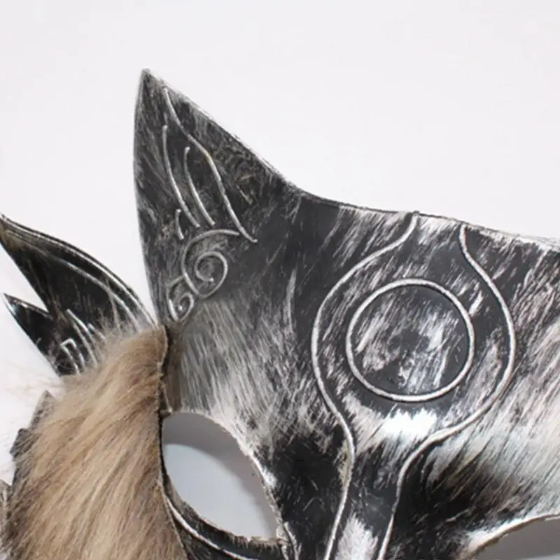 Masque d'Halloween 652F pour adultes, masque crâne effrayant, masque loup d'Halloween pour hommes/femmes