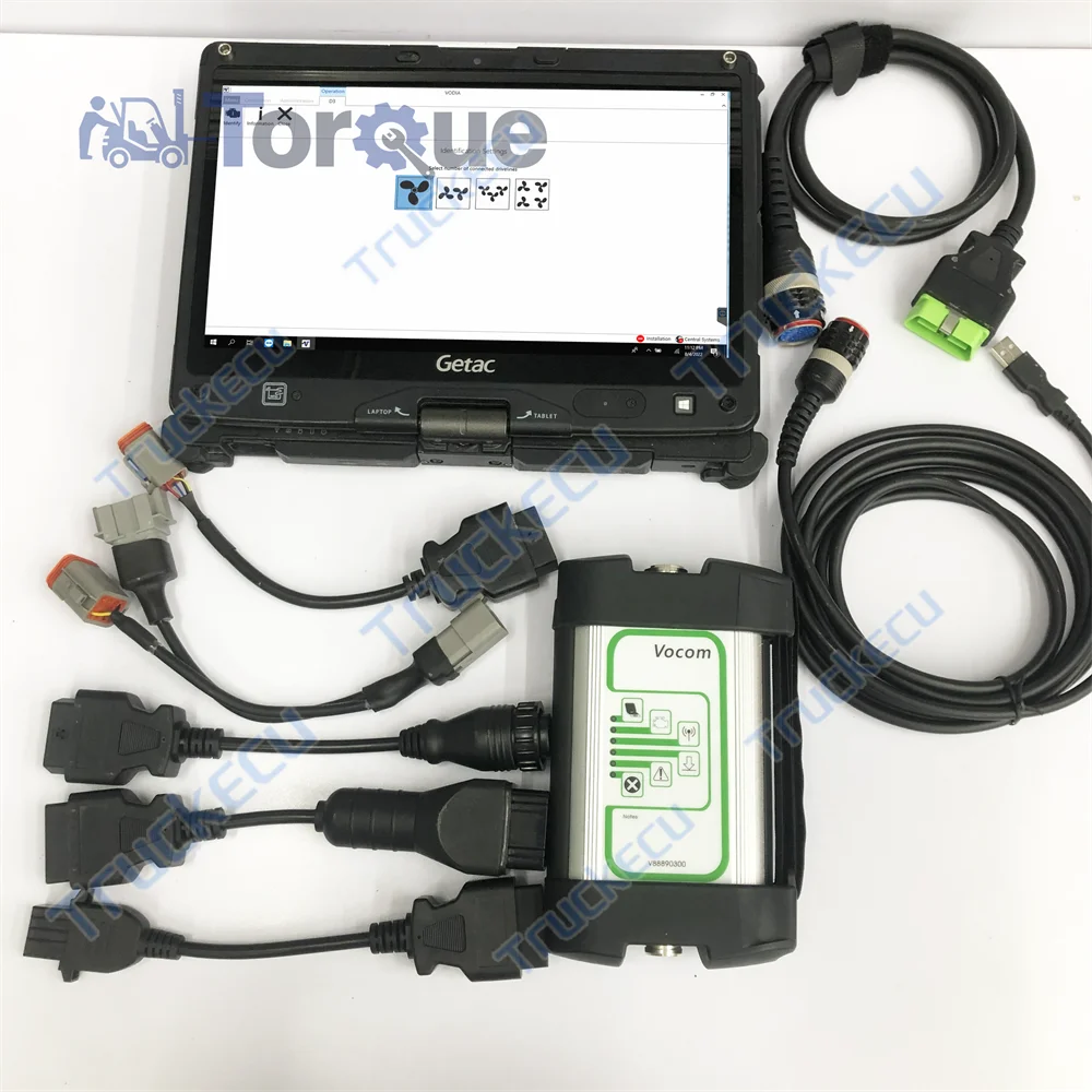 

getac v110 laptop For Penta Vodia5 vodia epc software PTT vocom 88890300 Penta Marine Industrial Engine Diagnostic Tool