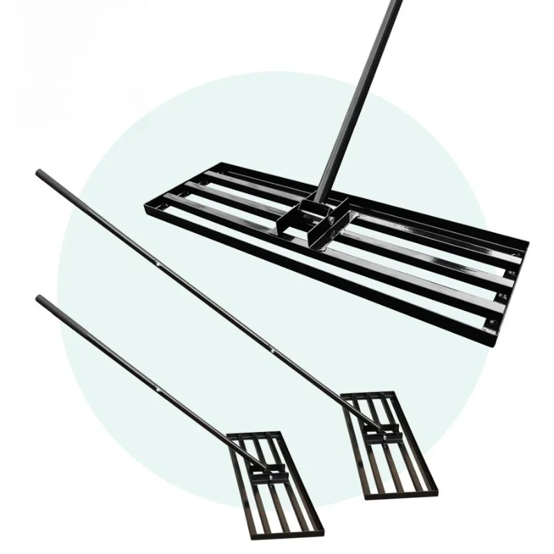 Professional Farm Tool Lawn Leveler Rake Yard Golf Course Garden Metal Leveling Rake