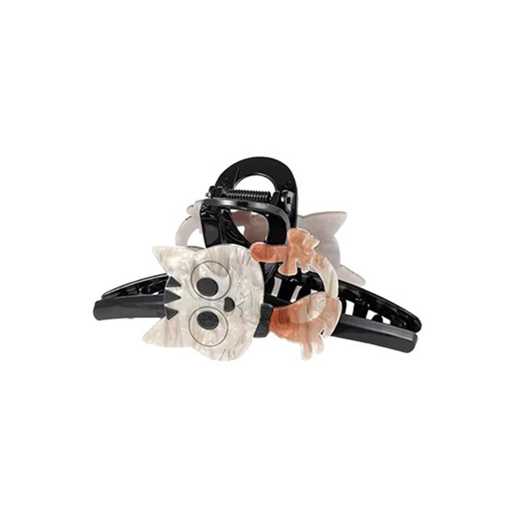 لطيف هريرة مشبك شعر كليب قبضة قوية النساء كبيرة الإناث ذيل حصان القرش مشبك شعر مضحك الفتيات إكسسوارات الشعر