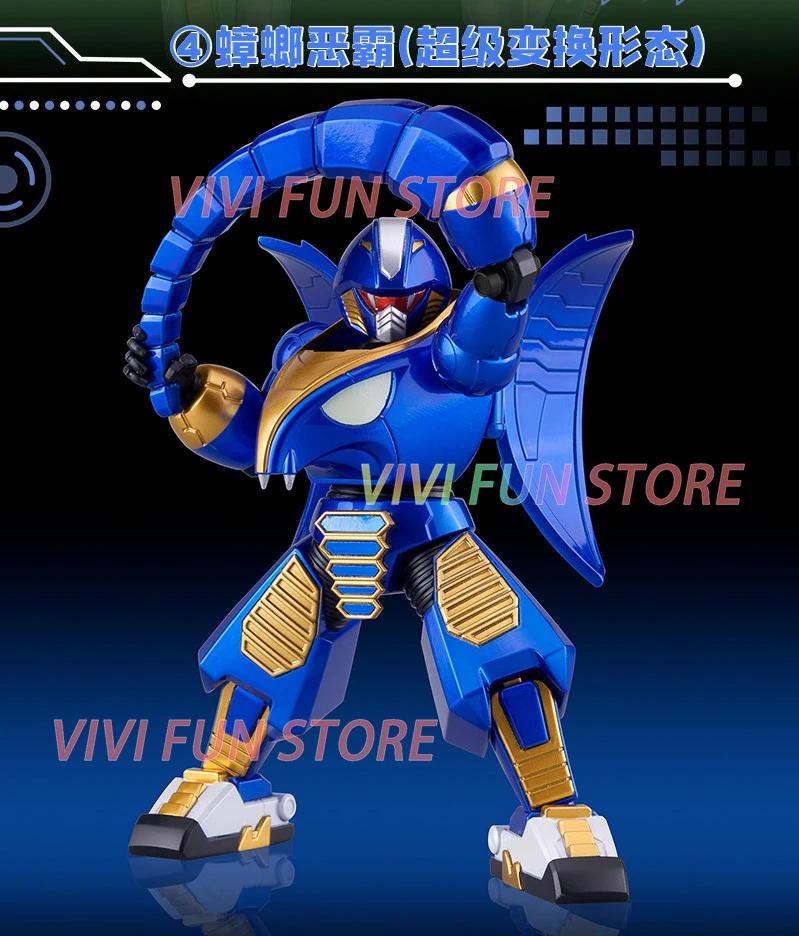 In Stock BANDAI X TOPTOY BNFQ B-ROBO KABUTACK VOL.3 Blind Box Model Toys Kuwajiro Cobrander Gerotan Sharkler Scorpio view 4