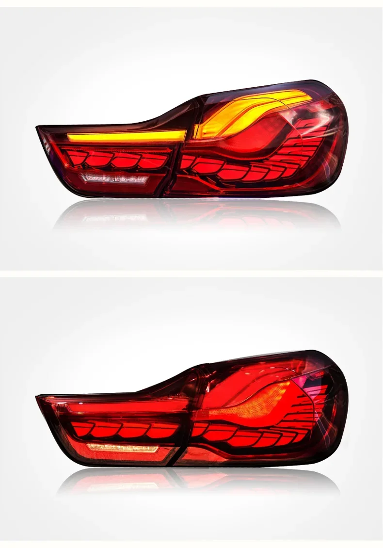 Led الذيل ضوء الضوء الخلفي لسيارات BMW 4 سلسلة F32 F36 تعديل M4 F82 الفرامل القيادة عكس مصباح بدوره إشارة اكسسوارات السيارات