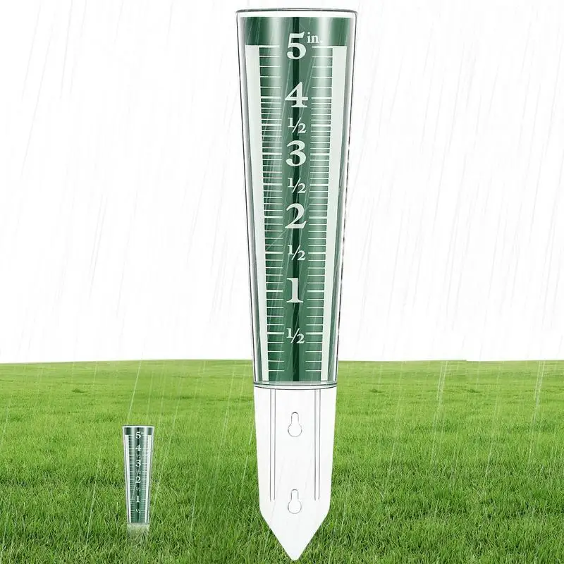 5 Cal ogrodowa miernik deszczu z szerokimi ustami narzędzie do pomiaru deszczu na podwórku ogrodowym wykorzystuje innowacyjny rozrusznik