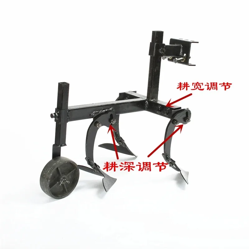 إكسسوارات مجرفة صغيرة متعددة الوظائف، مجرفة إزالة الأعشاب الضارة، مجرفة مثلثة زراعية، حراثة دوارة