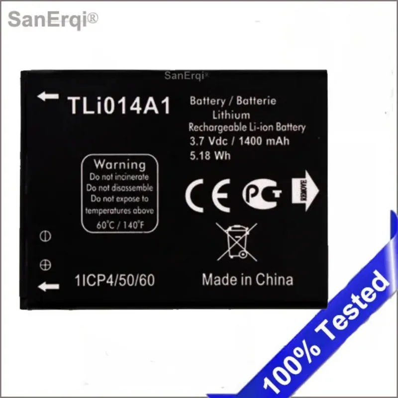 

1400mAh Li-ion TLI014A1 Battery For Alcatel one touch Fire 4012 4012A 4012X Pixi 3 4.5" 4027 4027A 4027X 4010 mobile phone