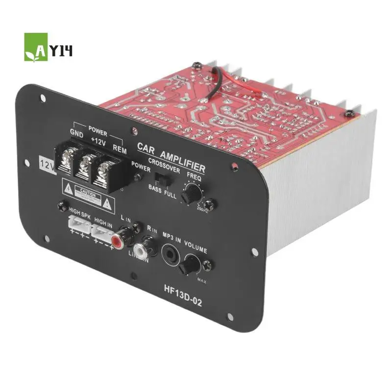 

AY14 - Плата усилителя для автомобильного сабвуфера, 500 Вт, высокомощная Hi-Fi плата усилителя басов, 12 В постоянного тока