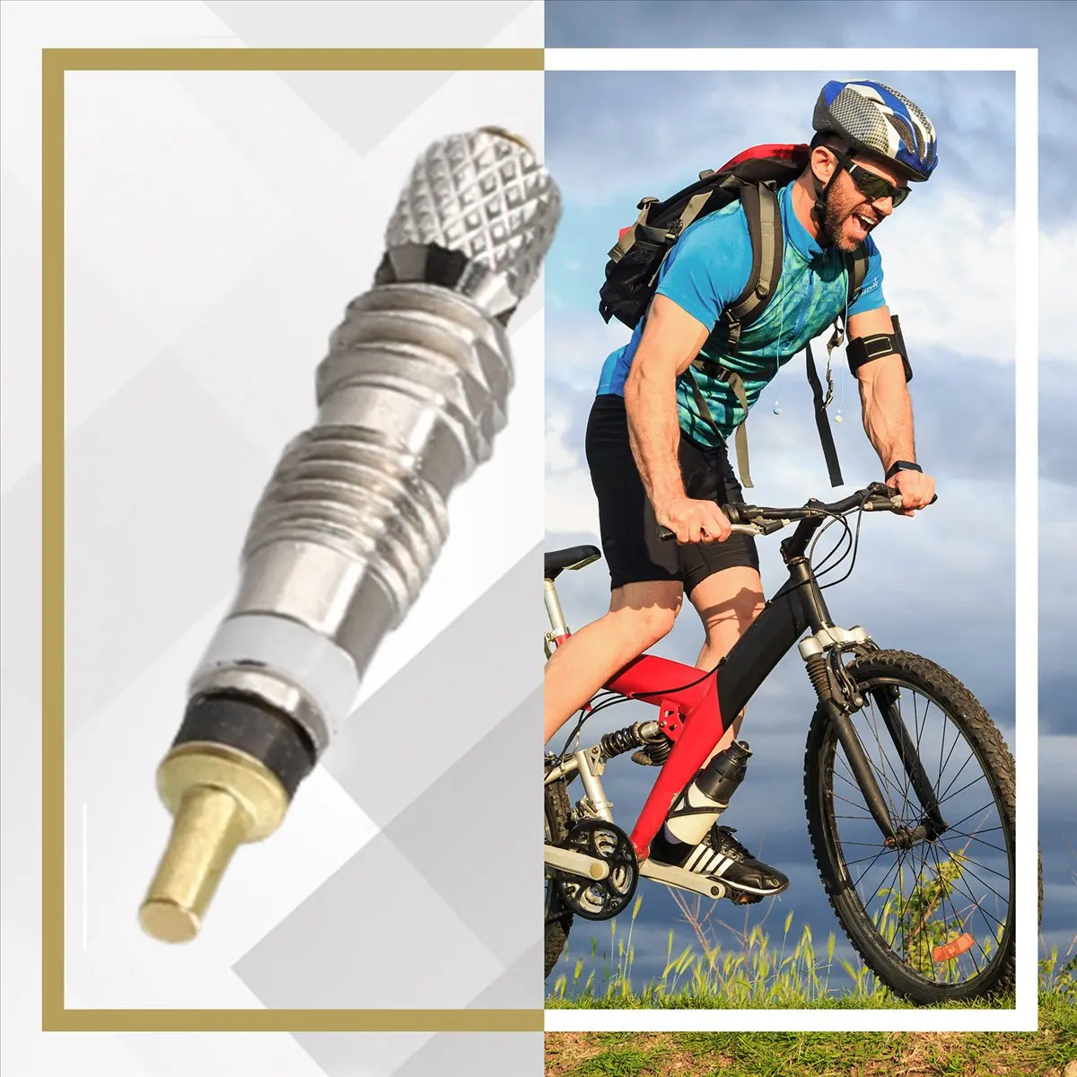 

(ABYM) 10 Pieces Valve Core Bike Replacement Tubeless Core for Tubeless Road MTB Bike,Bicycle Accessories