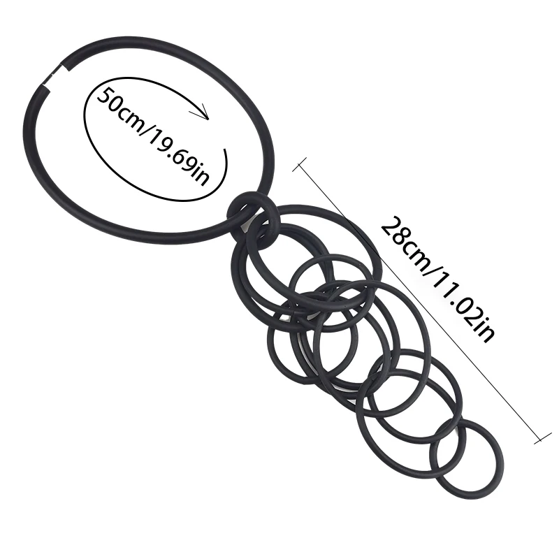 UKEBAY New Designer Black Gothic Pendant Necklace Handmade Design Rubber Chain Jewelry Party Clothing Accessories Necklace
