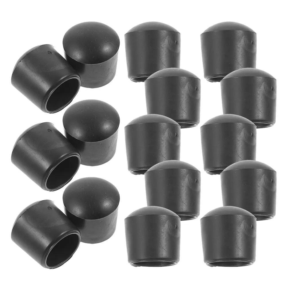 

16Pcs Foosball End Caps Heavy Duty PVC Fit Standard Football Table Rod Covers Replacement Tips Machine Accessories