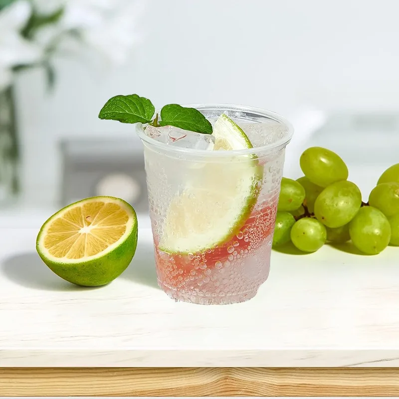 50/100 قطعة كوب بلاستك شفاف يمكن التخلص منه 130 مللي/200 مللي/300 مللي مناسبة للحفلات والأسائل وحفلات الزفاف كوب بلاستك للنزهات الخارجية