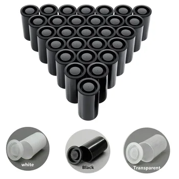 30pc~10Pc 32x54 mm Plastic Cans Empty Bottle Seal Film Case Canisters Container for Accessories Art Bead Coinn Pill Fishing Bait