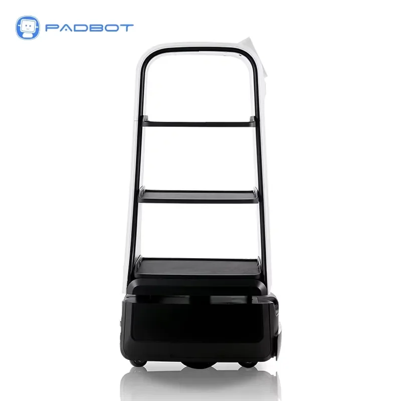 for Hotel Restaurant Automatic Food Serving AI Self Driving Intelligent Waiter Tray Delivery Machine Smart Service Bot