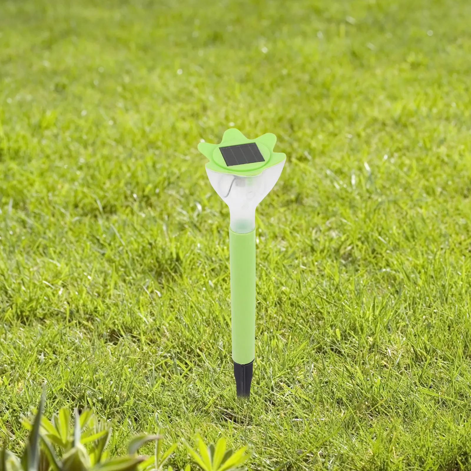 2Pcs Solar Flower Lights Garden Stakes Outdoor Pathway Lights Decorative Solar Powered Outdoor Lighting Garden Stakes Decorative view 5