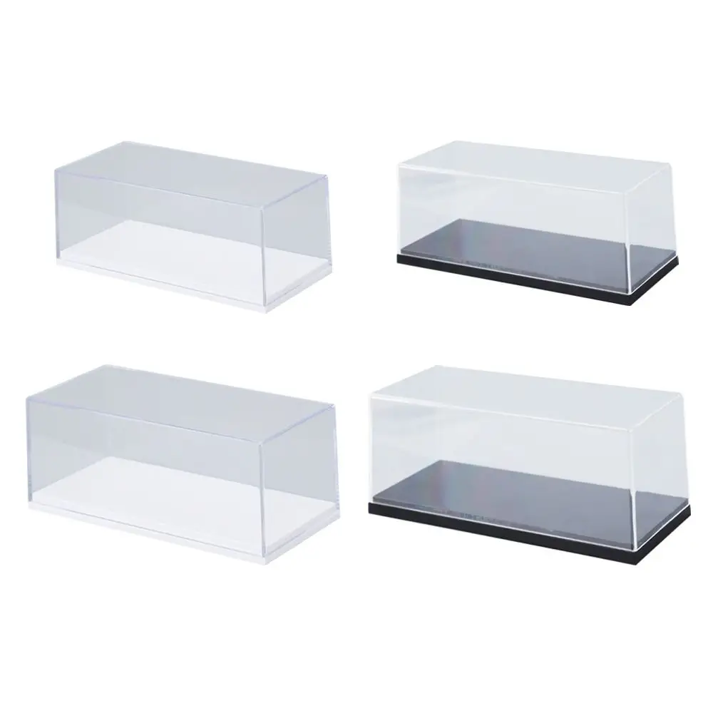 Practical 1/64 Diecast Model Car Display Box Acrylic Transparent Storage Box DIY Dustproof Model Car Dust Cover Toy Figures
