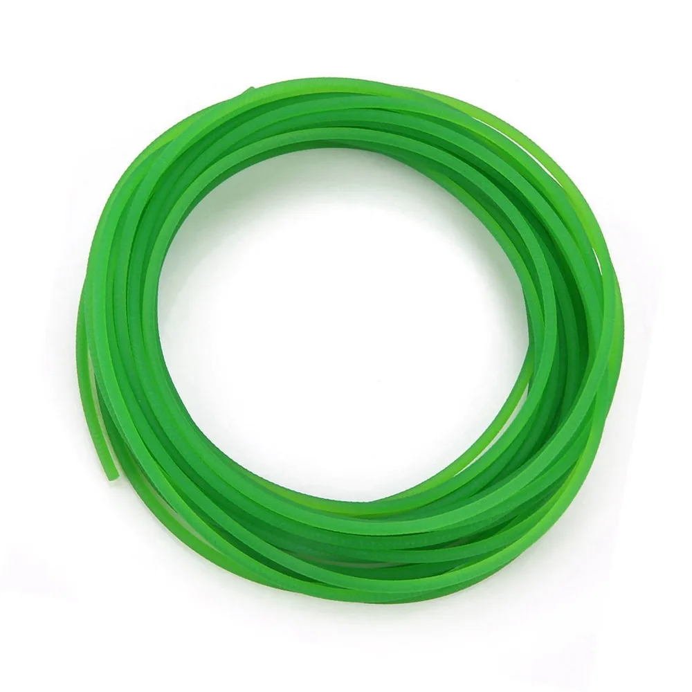Green Color Round Drive Belt 10m Length 4mm OD Transmission Belt High-Performance Rough Surface Urethane Belting