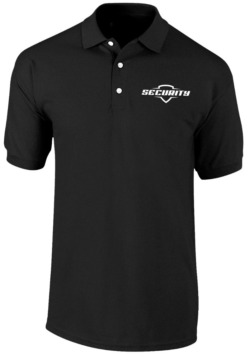 Security Polo, Shield, Event Staff, Event Bouncer, Security Guards Clothes Causal Wholesale Tops Graphic Size Summer