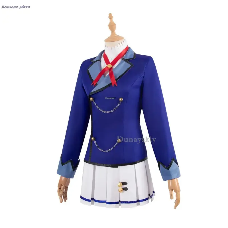 Anime Aikatsu! Hoshimiya Ichigo Shibuki Ran Kiriya Aoi Costume Cosplay Starlight School JK Campus Parrucca Uniforme Donna Vestito Kawaii
