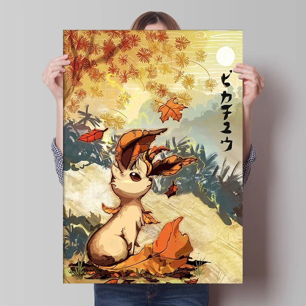 Impresión en lienzo de alta calidad, póster de Anime de Pokemon, imágenes de personajes de dibujos animados clásicos de Charizard, pintura, decoración del hogar, regalo de vacaciones