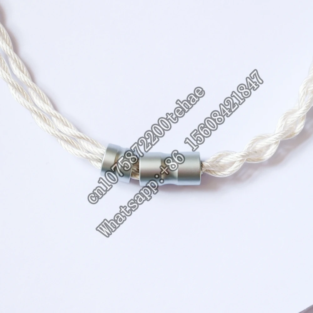 560 core pure copper silver plated 4-strand Ace high-end earphone upgrade diy wire MMCX socket 3.5 ports