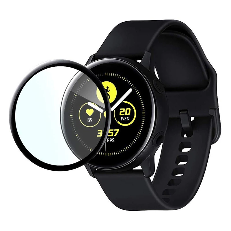 

2pcs/lot Protective Film Cover For Samsung Galaxy Watch Active 2 40mm 44mm Active2 Full Edge Screen Protector