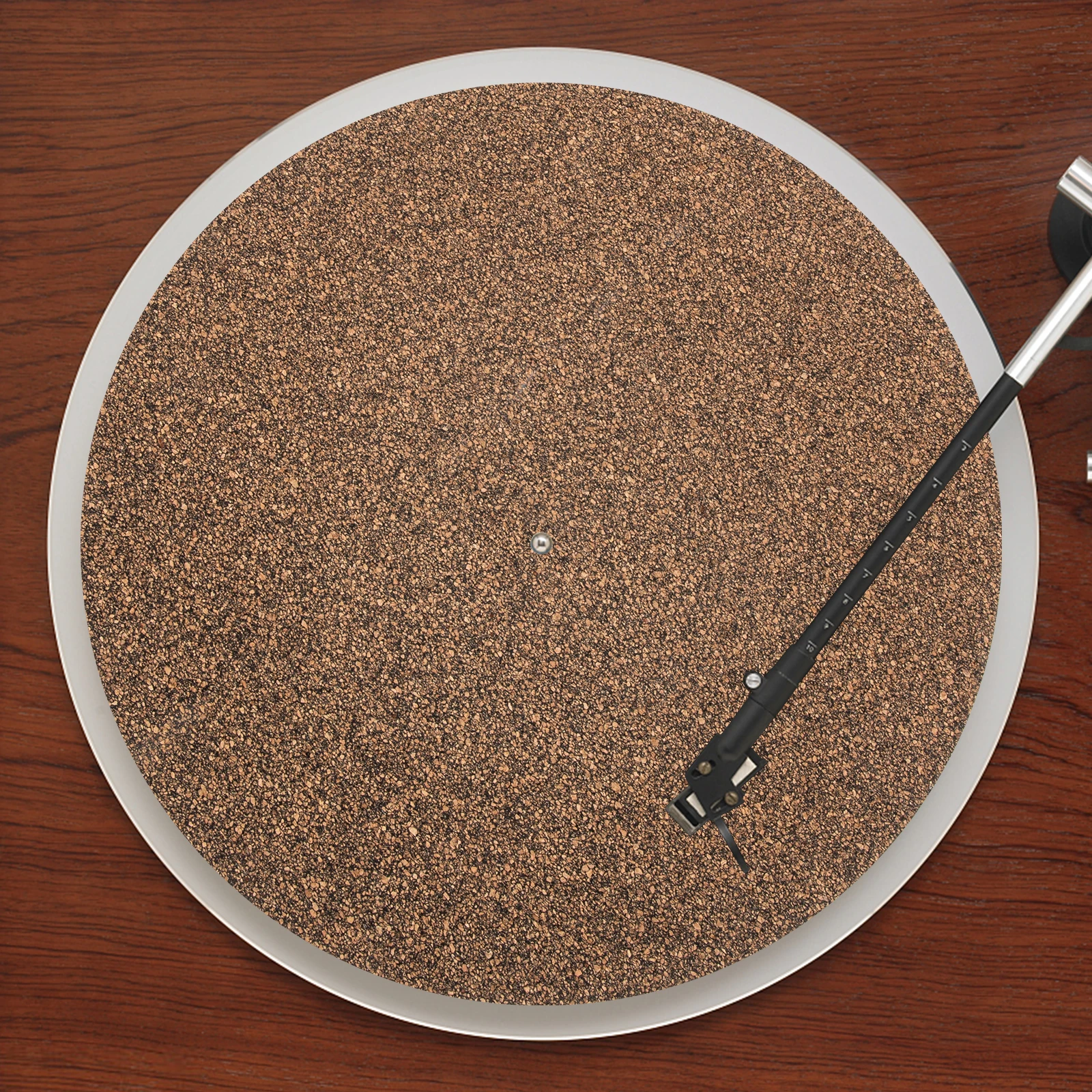 Cork Turntable Record Mat Non-Slip Vinyl Protective Pad For Disc Player Reduce Vibration Scratch Resistant Turntable Platter Mat