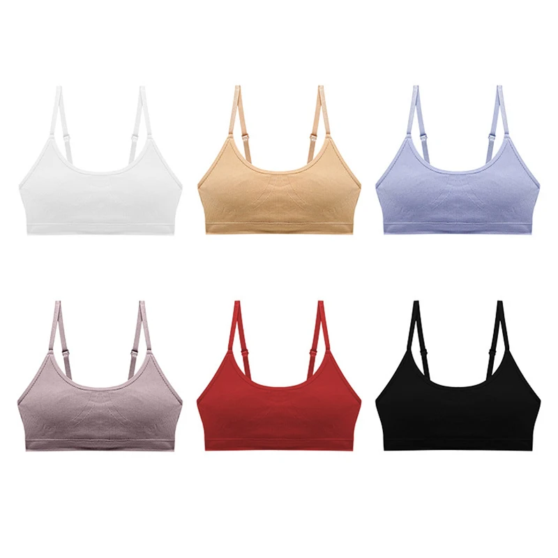 

Women Tank Crop Top Seamless Underwear Female Crop Tops Sexy Lingerie Intimates Wire Free Brassiere Sleeveless Camisole