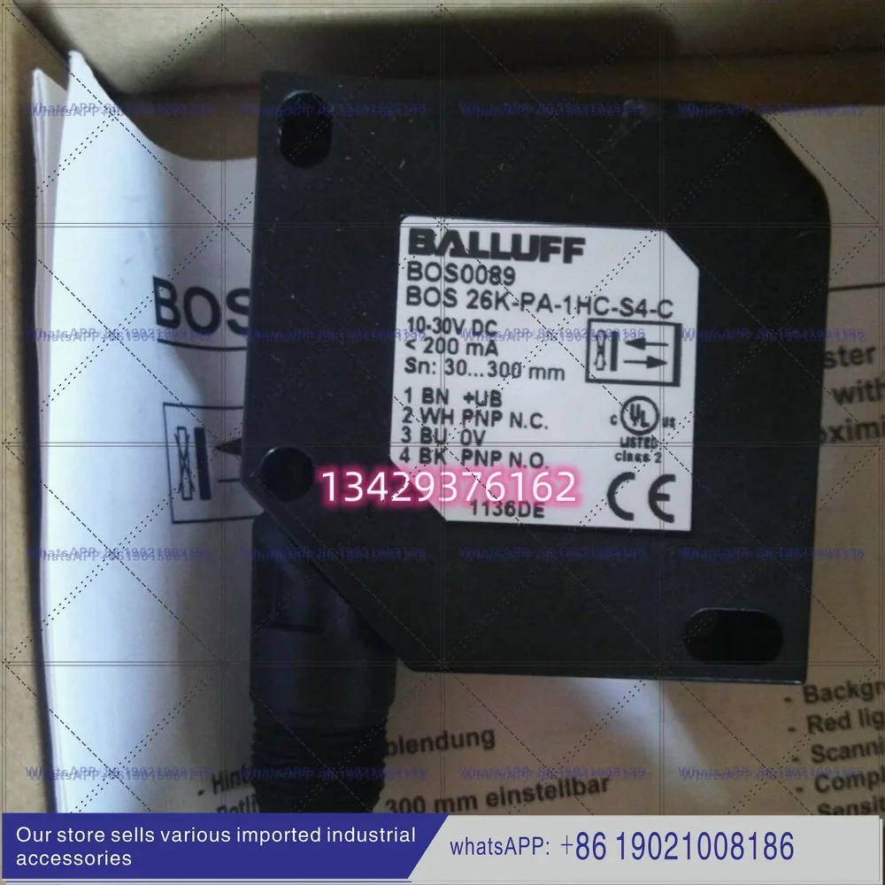 Balluff BOS 26K-PA-1HC-S4-C Spot BOS0089 Diffuse Reflection Sensor