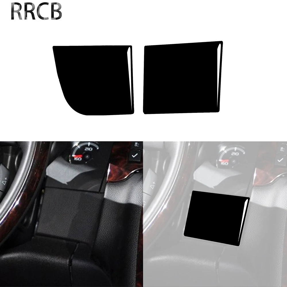 

For Chevrolet Silverado For GMC Sierra 07-14 Piano Black Speedometer Lower Part Car Interior Decoration Accessories Sticker