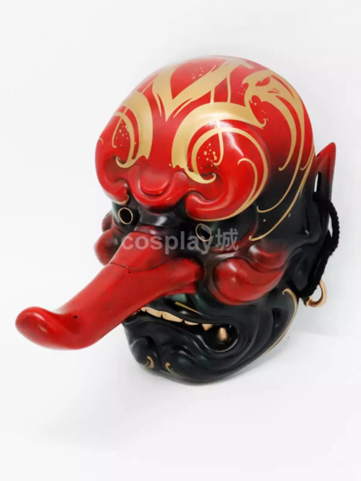 Japanese Tengu Cosplay Wearable Samurai Mask Tattoo Shop Bar Decorations Ball Halloween Props Sky Dog Mask Wearable Ornaments