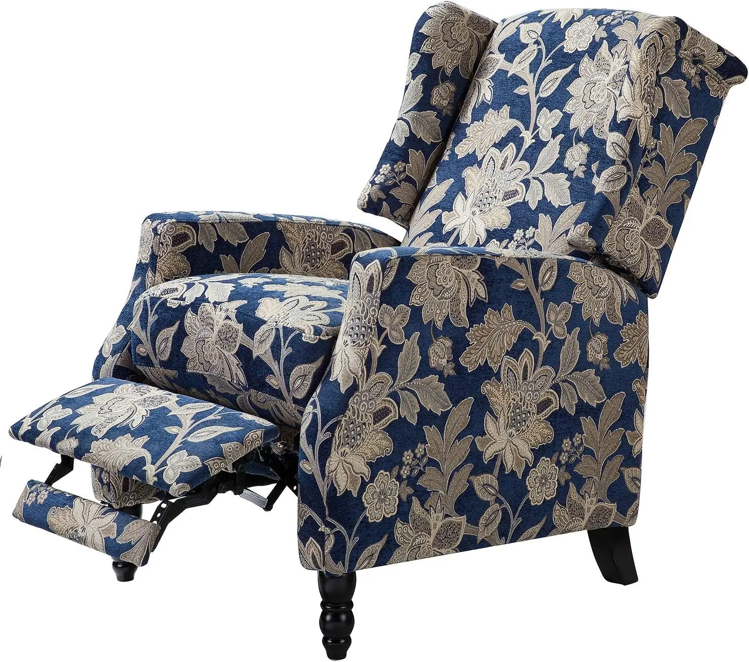 Wingback Upholstered Recliner Chair Push Back Lounge Living Room Home Theater Garden Customized
