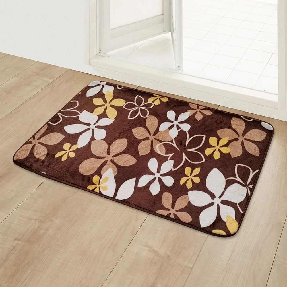 Bathroom Foot Mat Bedroom Entrance Doormat Home Kitchen Floor Bath Door Decor Carpet Shower Room Bathtub Absorbent Anti-Slip Rug